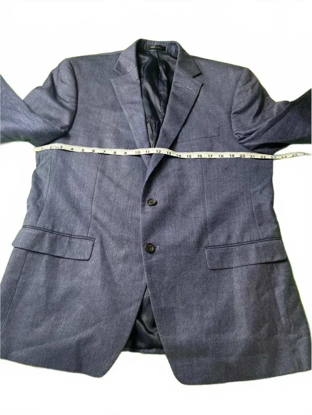 Lauren Ralph Lauren Men's Blue Wool Blend Blazer Jacket Size